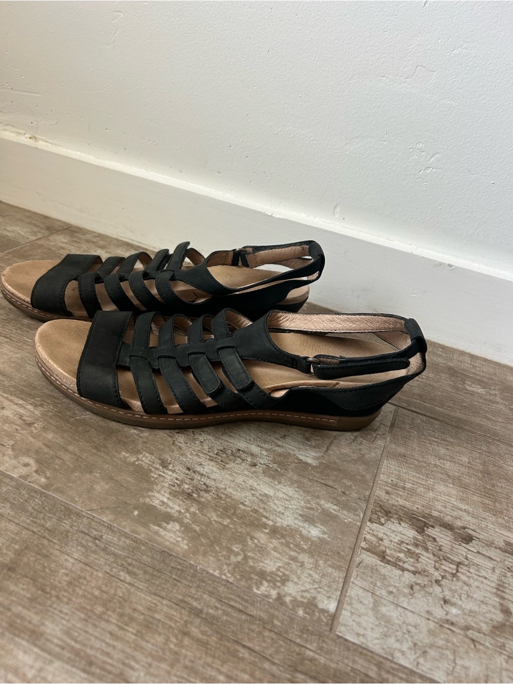 Dansko Women's Black Strappy Slingback Sandals